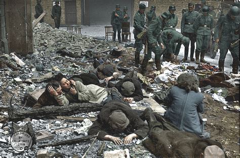 Colorizing History Stroop Report Warsaw Ghetto Uprising