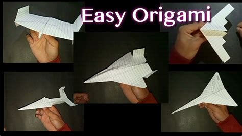 How To Make Origami Airplane Youtube