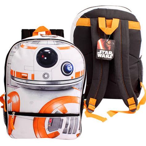 Star Wars Force Awaken Bb8 Backpack 16 Bag Disney Rucksack Mochila