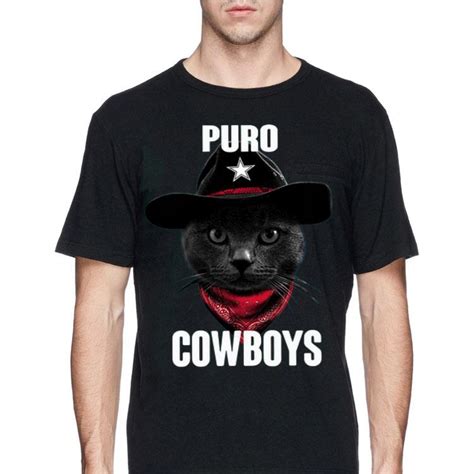 Black Cat Puro Cowboys Shirt Hoodie Sweater Longsleeve T Shirt