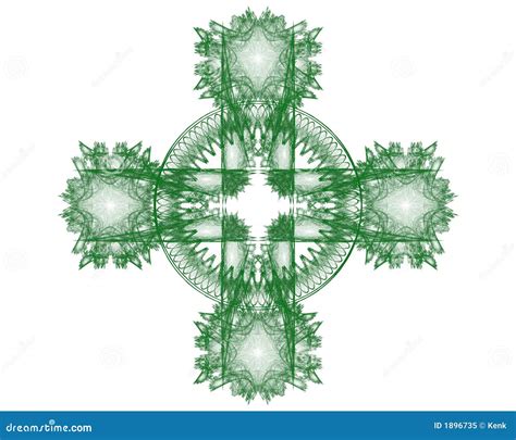 Fractal Celtic Cross I Stock Illustration Illustration Of Infinite