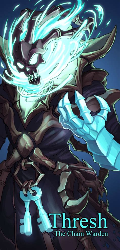 Thresh League Of Legends Wallpaper League Of Legends Desenhos