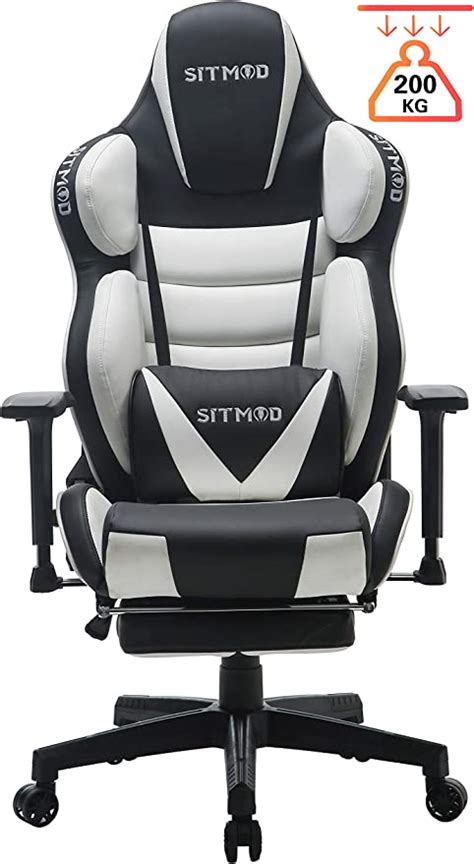 Sitmod Gaming Chair Pc Computer Racing Chair 200kg Recliner Lumbar