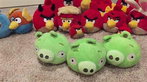 My Angry Birds Plush Collection Youtube