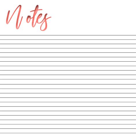 7 Best Images Of Printable Note Paper With Lines Heart Free Printable