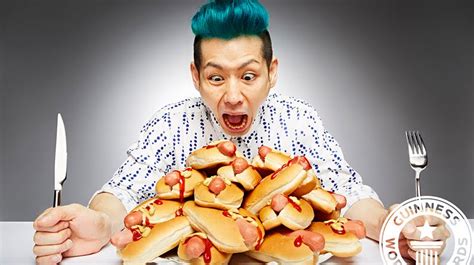 Kobayashi talks about what's changed since he broke off from nathan's and major league eating, the world's largest governing body of competitive consumption company legend says that the nathan's hot dog eating contest has been held annually since 1916, but the record books go back only to '72. KOBAYASHI performs hot-dog eating spectacular in a fundraiser for LGBT community - Athlete Ally