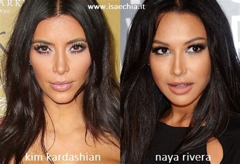 Somiglianza Tra Kim Kardashian E Naya Rivera Isa E Chia