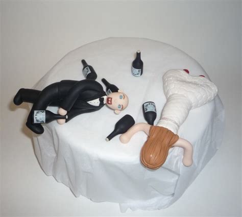 Custom Drunk Wedding Cake Topper By Bluebutterflydesign On Etsy