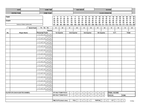 Printable Volleyball Lineup Sheet Template Freeprintableme