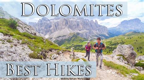 Dolomites Hiking Map Walking Nature World