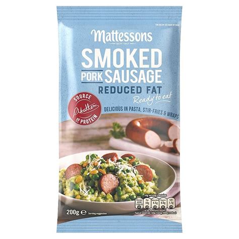 Mattessons Reduced Fat Smoked Pork Sausage Ocado