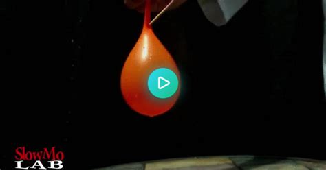 Slow Motion Mushrooming Water Balloon Pop  On Imgur