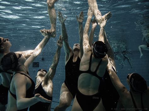 Lift Training Team Synchronized Swimming Czech Republic