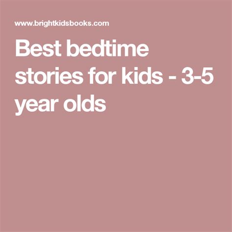 Best Bedtime Stories For Kids 3 5 Year Olds With Images Bedtime