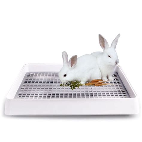 Buy Super Large Rabbit Litter Box With Grate Rabbit Litter Pan For