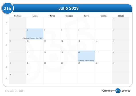 Calendario 2023 Fechas Importantes Julio Jaramillo Musica Imagesee