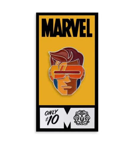 New Cyclops Marvel X Men Tom Whalen Mondo Soft Enamel Pin Uncanny