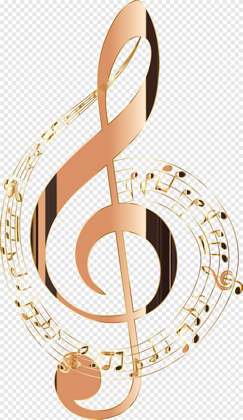 Free Download Gold Colored Musical Note Illustration Musical Note