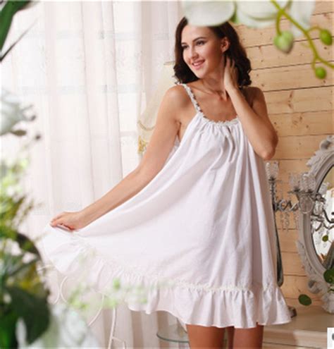 2018 100 Cotton Condole Belt Nightgown Princess Nightdress Royal Pijama Ladies Sleepwear White