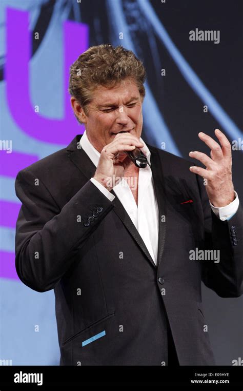 American Actor And Singer David Hasselhoff At The Media Convention Re