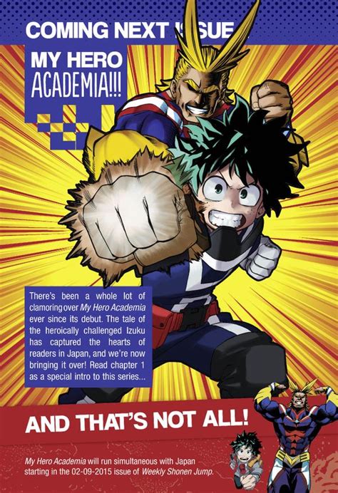 My Hero Academia Shonen Jump Move Over Pirates Ninjas Reapers Its