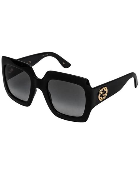 gucci gg0053s 54mm sunglasses in black lyst