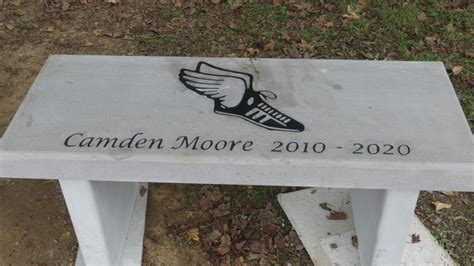 Oolitic Community Dedicates Bench In Memory Of Camden Moore