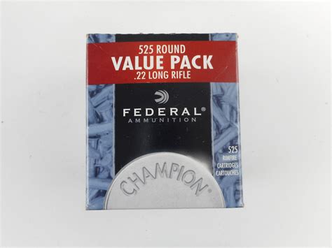 Federal 22 Long Rifle Ammo Switzers Auction And Appraisal