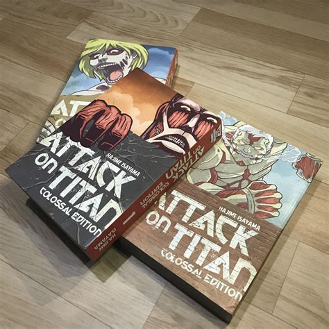 Attack On Titan Manga Colossal Edition Manga