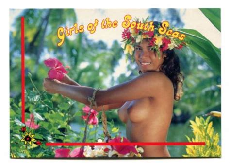 Ss Vintage Nude South Seas Pinup Girl Hawaiian Island Cloudyx Girl Pics