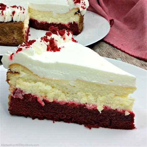 The Best Red Velvet Cheesecake {video} Kitchen Fun With My 3 Sons
