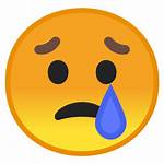 Crying Face Icon Google Emoji Android Smileys