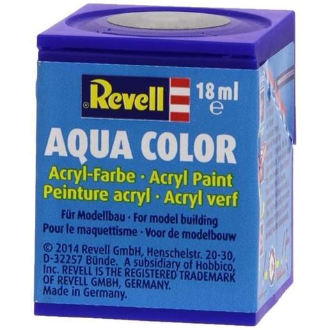 Revell Bleu Translucide Aqua Color 18ml Peintures Acryliques Pour