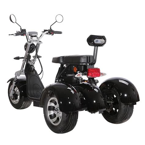 EEC COC Certificated Electric Tricycles 1500W Double Seat 3 Wheel