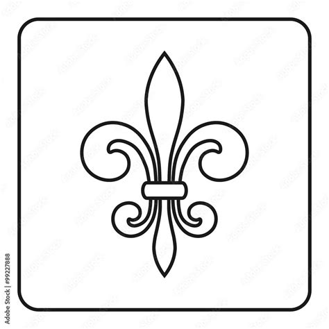 Fleur De Lis Symbol Fleur De Lis Sign Royal French Lily Heraldic