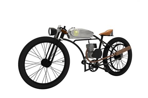 Imperial Cycles Motorized Bicycle Custom Gas Tank Indiegogo