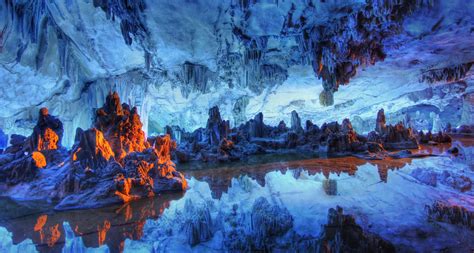 Reed Flute Cave In China Guilin China Dog Cave Maroon Bells Kingdom