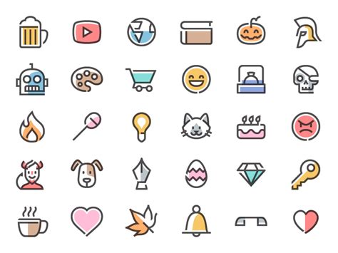 Simple Line Free Icons Pack Free Icon Packs Free Icons App Icon Design