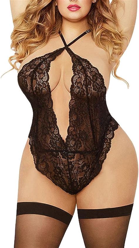 Xlgx Érotique Lingerie Femme Grande Taille Grosse Femme Jointe Sous Vêtements Sexy Bodystockings