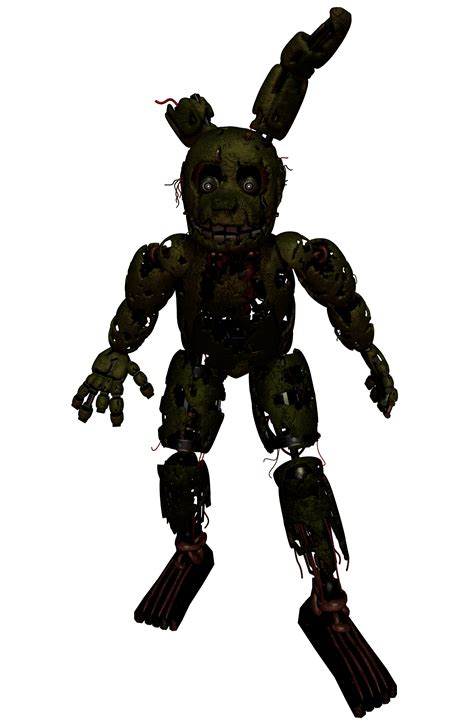 Made A Full Body Render Of Springtraps Jumpscare Fivenightsatfreddys