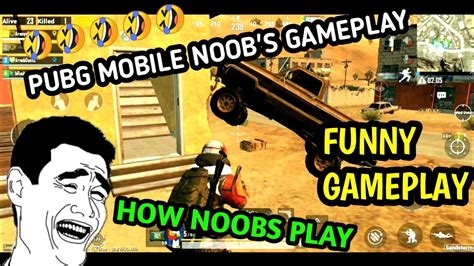 Pubg Mobile Noob Gameplay How Noobs Feel Youtube