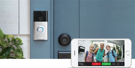 Ring Wi Fi Enabled 720p Hd Video Doorbell With Mobile Phone