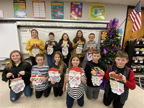 5th And 6th Grade Make Santas In Math News And Updates Keytesville R