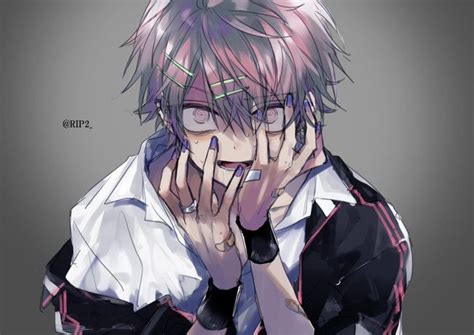 Animeboy Crazy Dark Anime Cute Anime Boy Anime Guys With Glasses