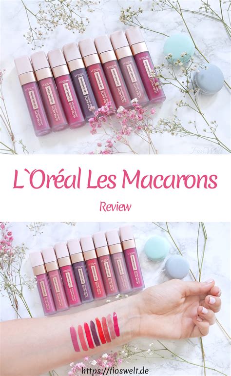 l oréal les macarons liquid lipsticks review fioswelt