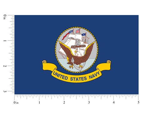 Navy Flag Usn 3x5 Vinyl Decal Sticker For Cars Trucks Laptops Etc