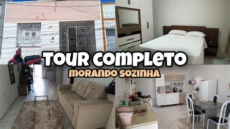 Tour Completo Pela Minha Casa Alugada Morando Sozinha YouTube