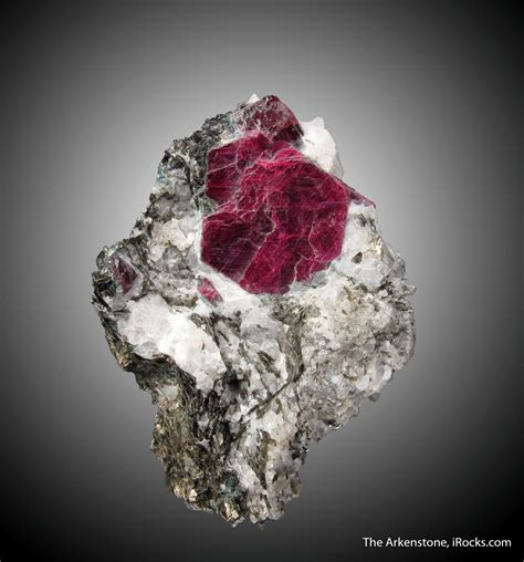 Corundum var. Ruby - OB16A-35 - Rai-Iz - Russia Mineral Specimen