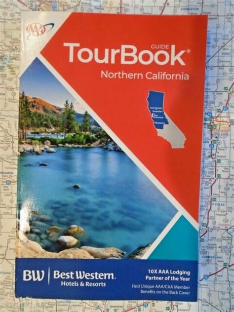 Aaa Northern California Tourbook Travel Guide Tour Book Map Vacation