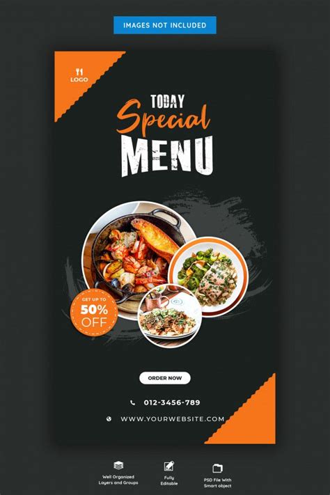 Desain Spanduk Makanan Photoshop Desain Banner Kekinian Images And